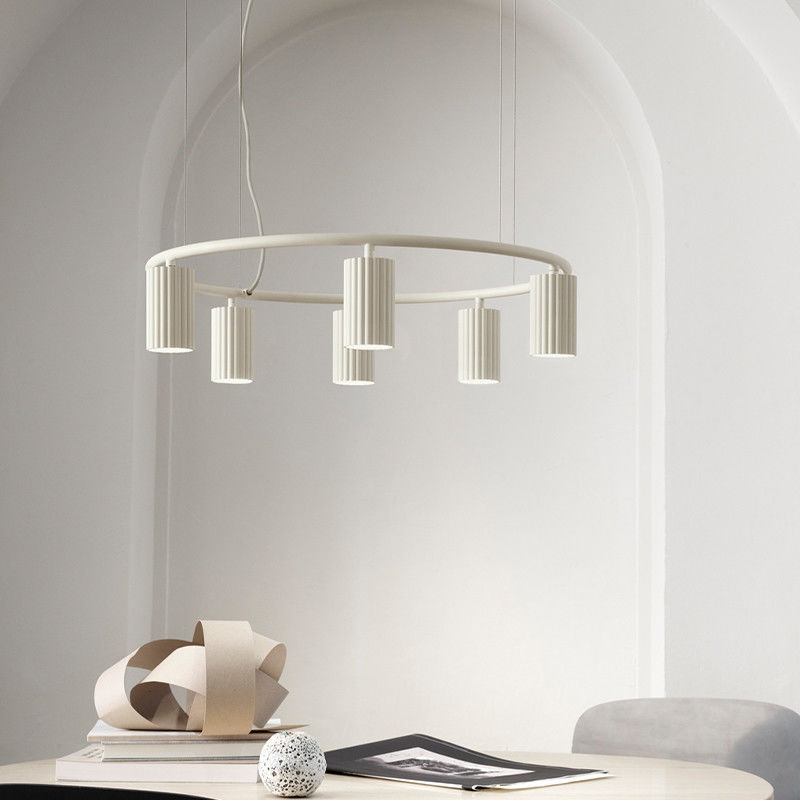 Nordic Brief Spot Chandelier Lighting Designer Rotatable Lights Donna Circle Chandelier(WH-MI-156)