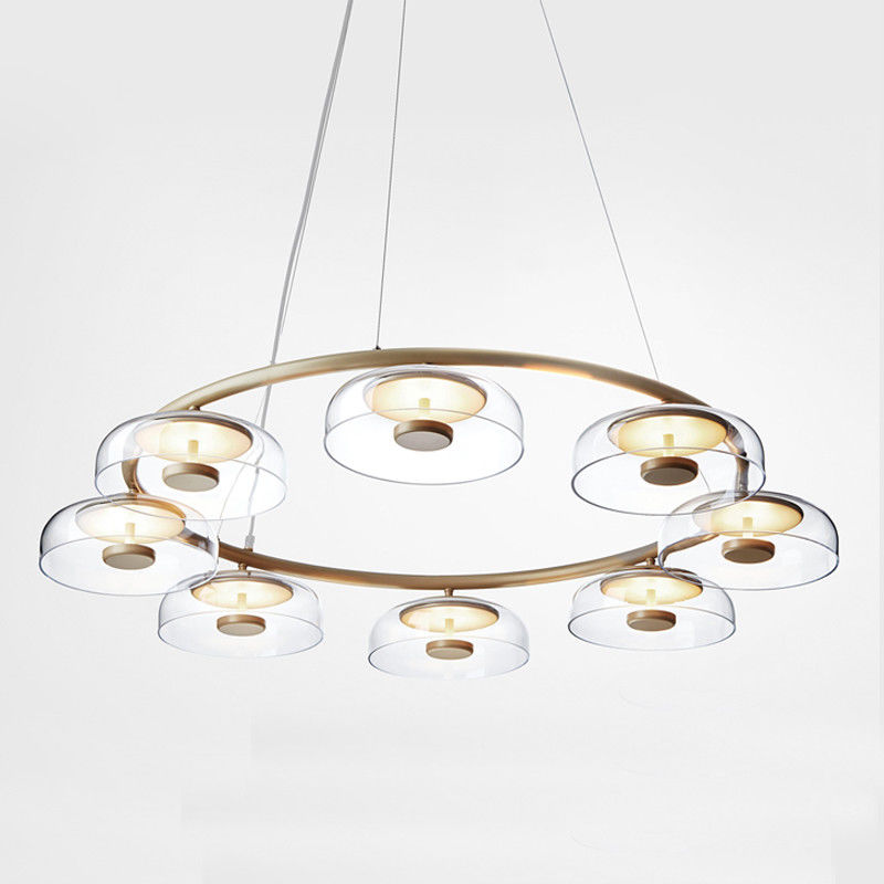 Modern Luxury Living Room Led Chandelier Glass Led Pendant Blossi LED Chandelier(WH-MI-163)