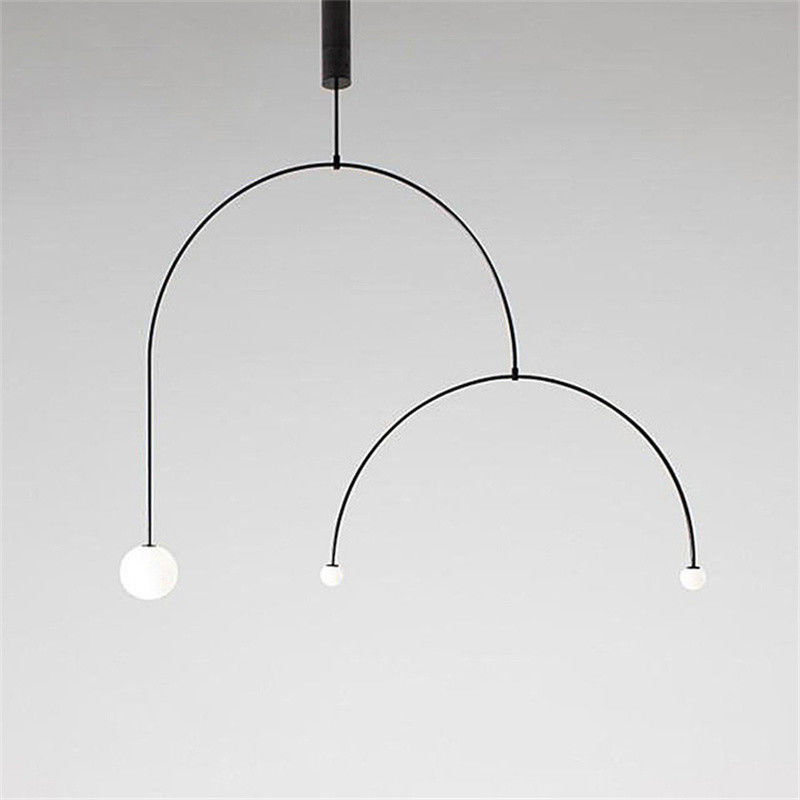 Art Chandelier Designer Iron Balance Chandelier Scandinavian Mobile Chandelier Lighting(WH-MI-166)