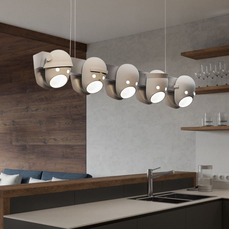 Resin Creative LED Chandelier Dining Living Room Deco Hanging Light The Party Chandelier(WH-MI-200)