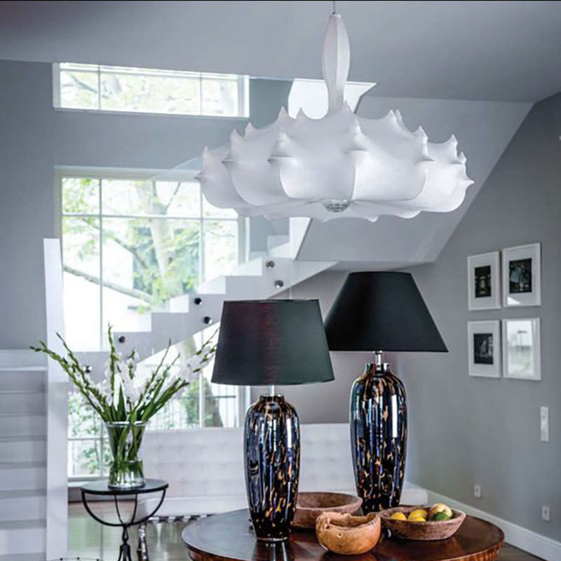 Silk chandelier atmosphere courtyard exhibition hall living room Zeppelin Chandelier（WH-MI-204)