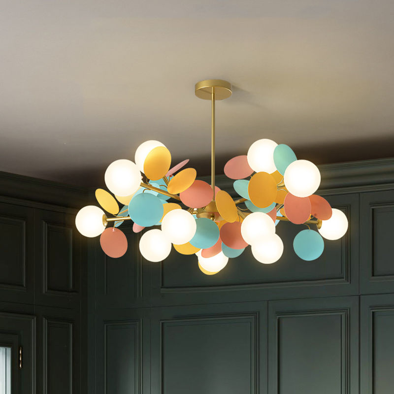 Nordic Chandelier Personality Colorful Cartoon Bedroom Lamp Modern Children's Room Lamp Boy Girl Room Lamp(WH-MI-208)