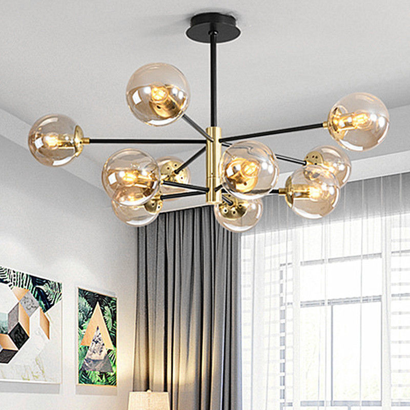 Nordic Modern LED Chandelier 5/8/10/12 Lamp E27 Round Ball Light(WH-MI-241)