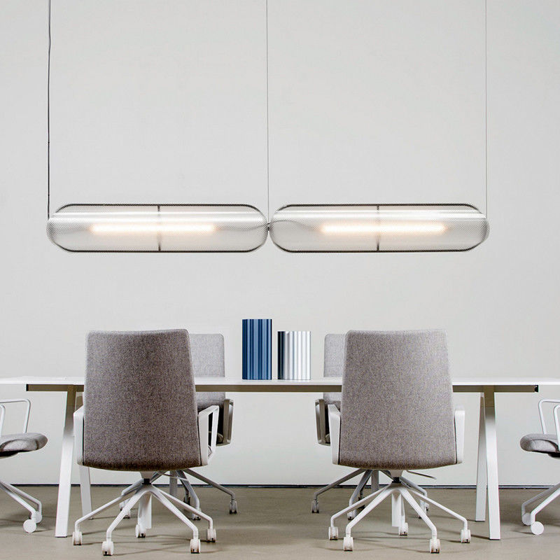 Nordic Liner Pendant Lamp Designer minimalist LED glass pendant lamp For Hotel Dinning Room Series Lamp(WH-AP-118)