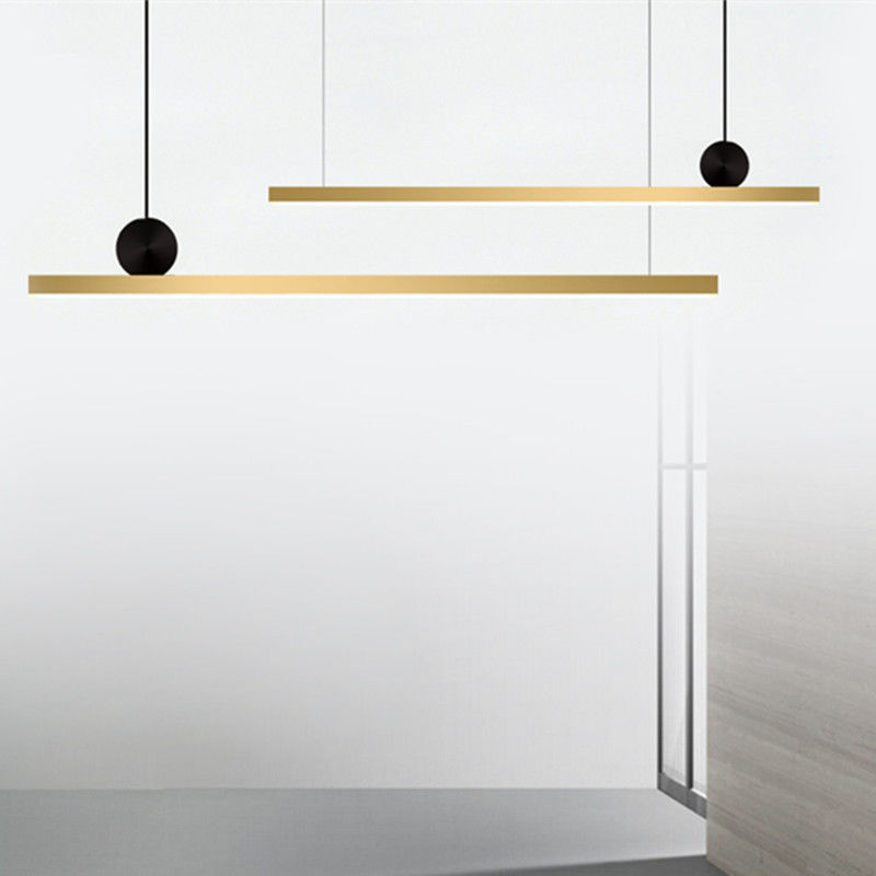 Nordic long pendant light designer LED Linear Pendant Lights For Lighting Restaurant Suspension Lamp(WH-AP-134)
