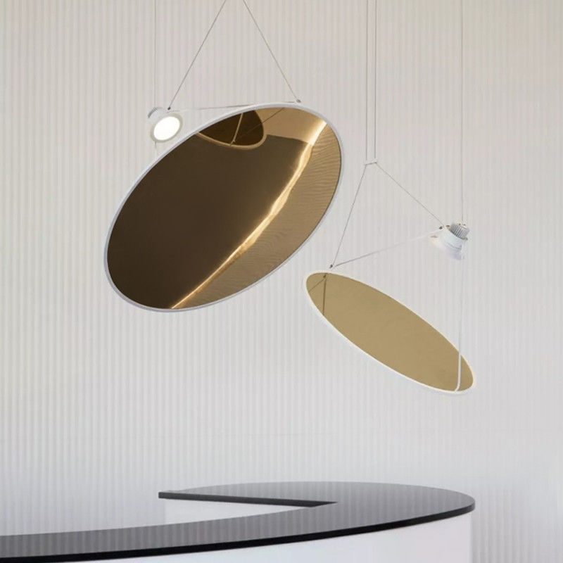 Nordic round pendant light Designer drop light Modern Stainless Steel Pendant Lamp Villa Hall Suspension Lamp(WH-AP-138)