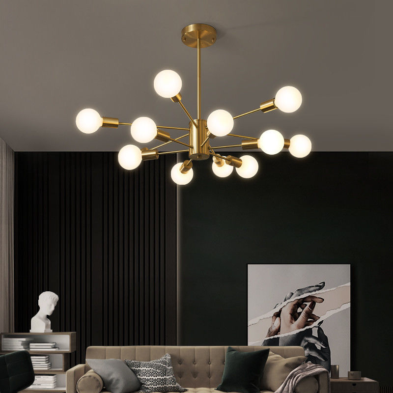 Nordic Led Glass Ball Copper Chandelier Luxury Golden Ceiling chandelier bubbles(WH-MI-288)