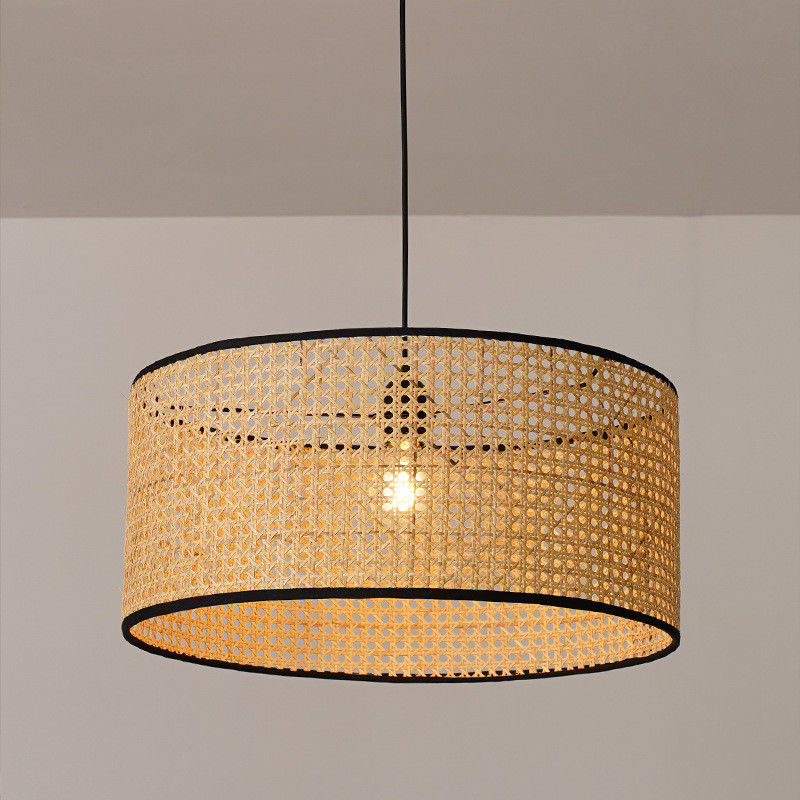 Japanese pendant light Modern Rattan Pendant Light for Living Room Dining Room tatami lamp Suspension Lamp(WH-AP-188)
