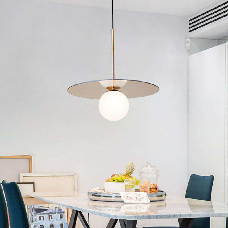 Modern glass lamp LED Loft Nordic minimalist Pendant Lamp Restaurant Ceilling Chandelier Bedroom Pendant Lamp(WH-AP-214)
