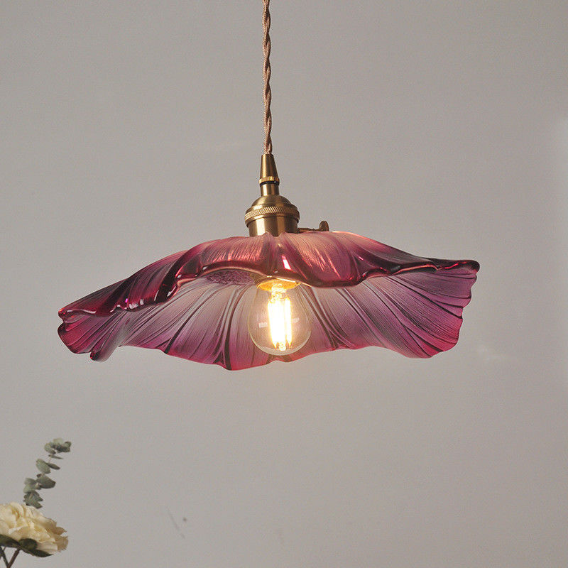 Vintage Pendant Lights LED Home Decoration Living Room Bedroom Bedside Indoor Retro Glass Pendant Lamp(WH-AP-217)