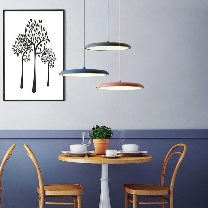 Nordic Art Design UFO Lights Modern Round Pendant Lamps minimalist Dining Room Bedroom Pendant Lamp(WH-AP-228)