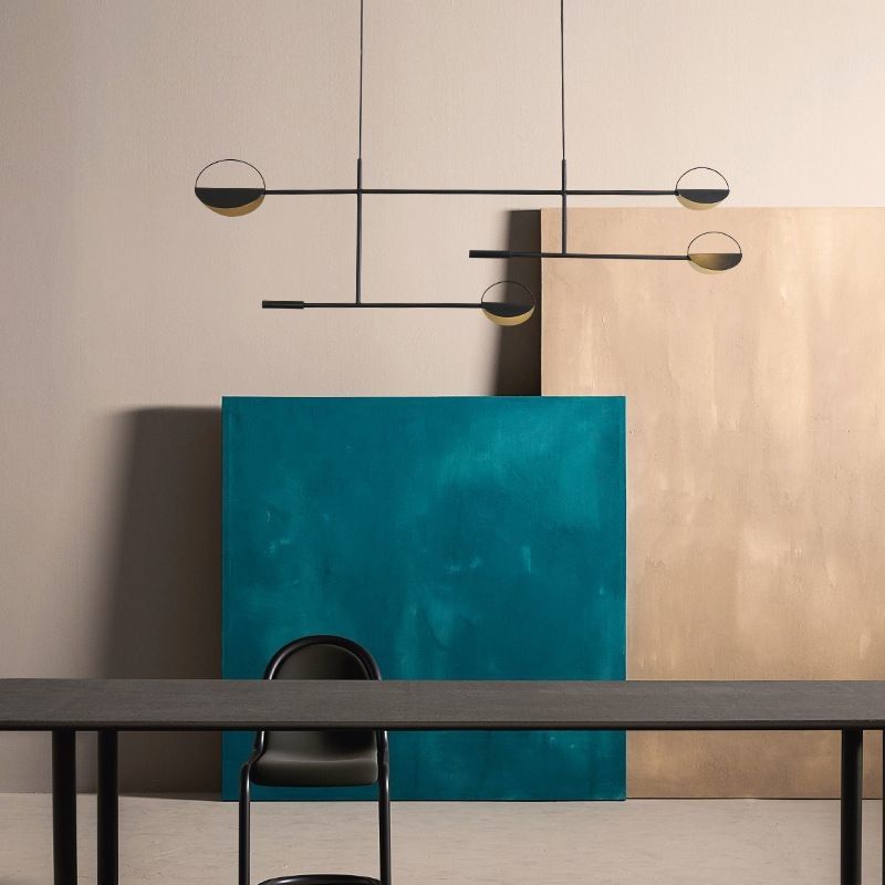 Modern metal pendant lamp GU10 black gold design light living room indoor Restaurant decoration Pendant Light(WH-AP-256)