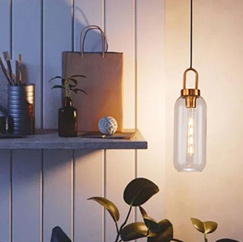 Modern LED Restaurant American Bedside Lamp industrial Pendant Light Luxury bar Glass Pendant Light(WH-AP-262)