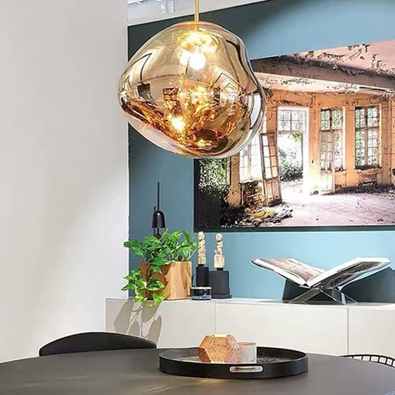 Postmodern color pendant light ​For Bedroom Dining Room Bar Decor Loft  Home E27 Melt Pendant light(WH-AP-287)