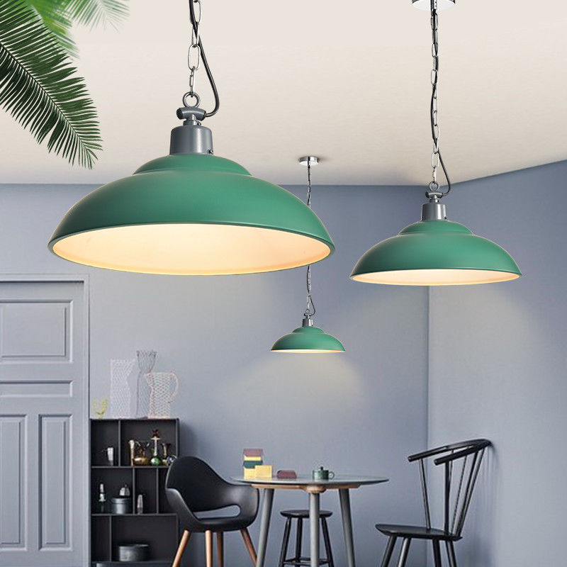 Nordic Simple Pendant Light Restaurant Creative Bar Olav Vintage Minimalist Barn Metal Pendant Light(WH-AP-317)