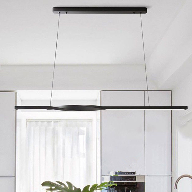 Modern black Pendant Light for dinning room Eskel Contemporary Slender Graceful Case Pendant Light(WH-AP-322)