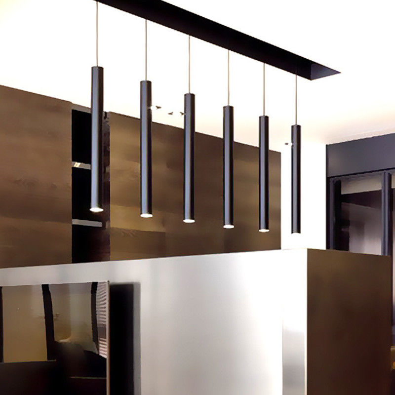 Nordic Style Cylindrical Pendant Lamp Ingemar Contemporary Tubular Shaped Pendant Lamp(WH-AP-329)