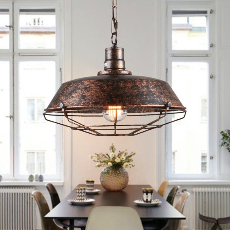 Loft Style Vintage Industrial Iron pendant light E27 for Salon Restaurant Bar antique pendant light(WH-VP-78)