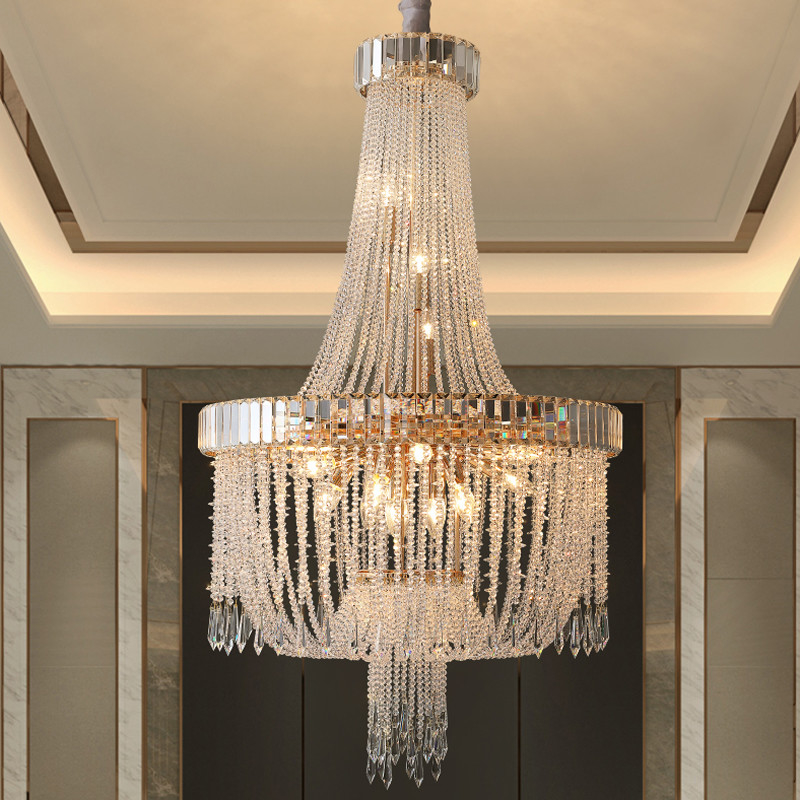 Led Crystal Chandelier Modern Living Room Hanging Lamp Luxury french empire crystal chandelier(WH-CY-245)