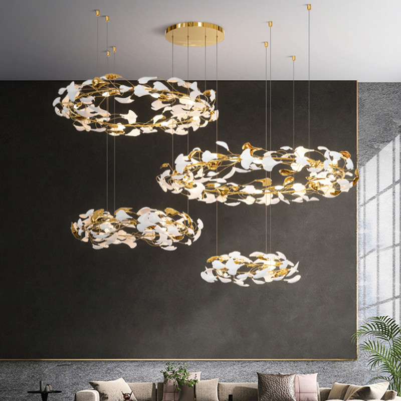 Creative Led Chandelier For Living Room Luxury Staircase Lamp nordic tree chandelier(WH-MI-324)