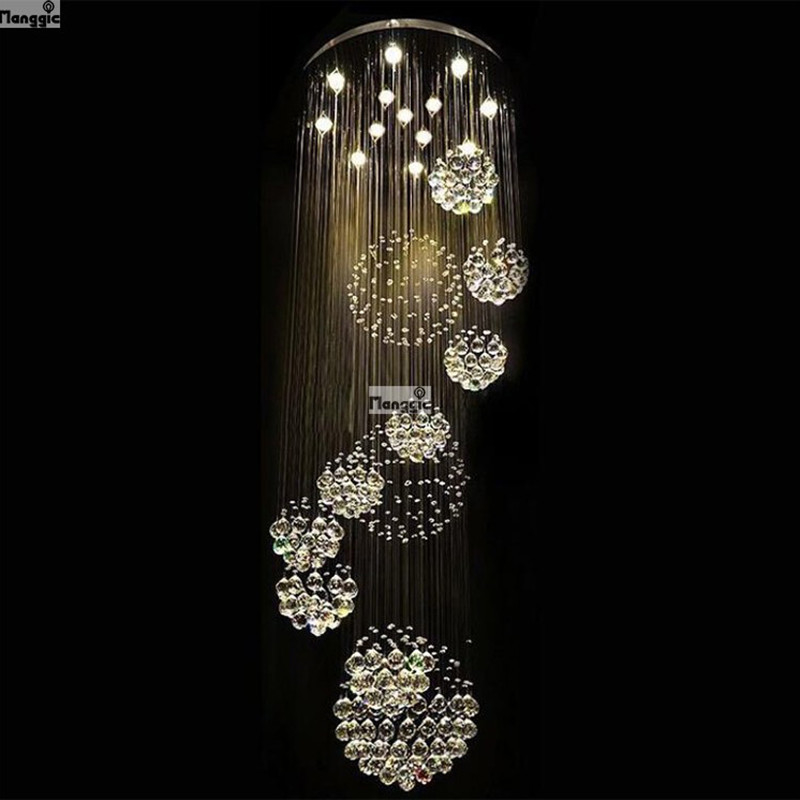 Modern K9 LED Crystal Chandelier Crystal Lamp entrance light(WH-NC-29)