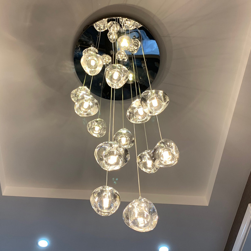 Ceiling Chandelier for Living Room Kitchen Long Staircase morden chandelier stairs(WH-NC-43)