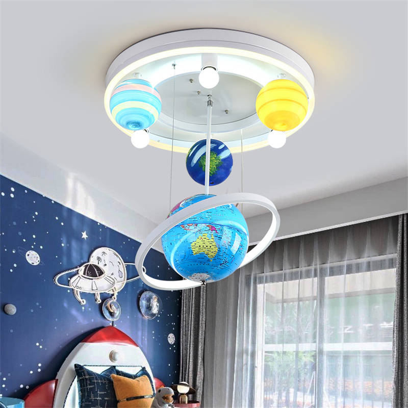 Nordic Luxury Children's Ceiling Lights for Boys Girls Bedroom globe pendant light(WH-MA-142)