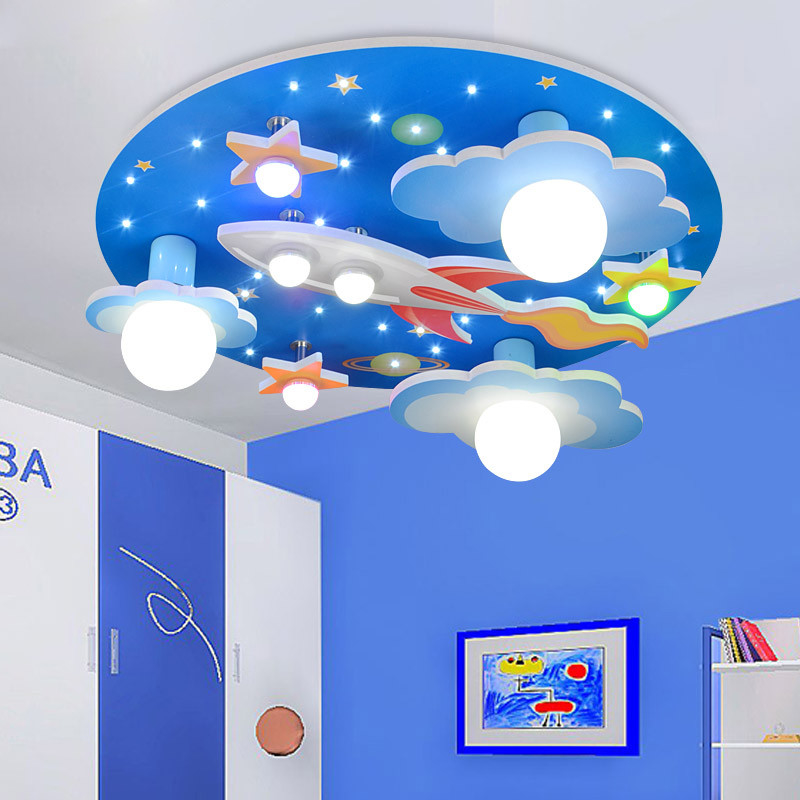 Cartoon Remote Control LED Ceiling Lights kids room chandelier(WH-MA-152)