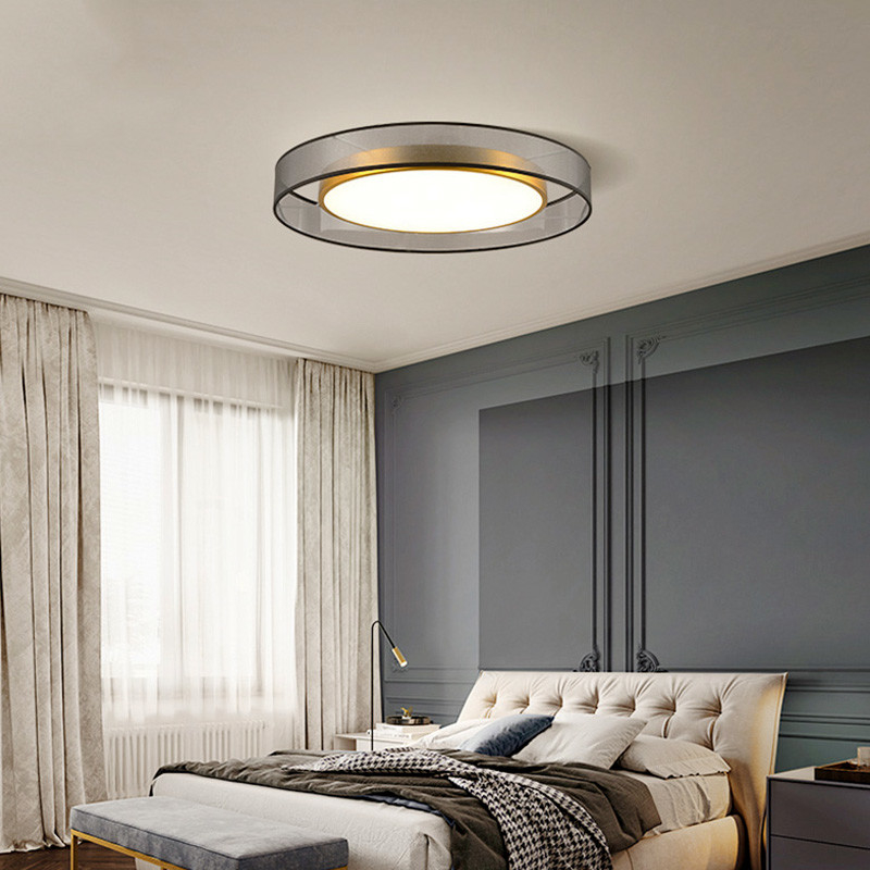 LED Ceiling Light All Copper Living Room Light Nordic Simple Room Round gold chandelier(WH-MA-188)