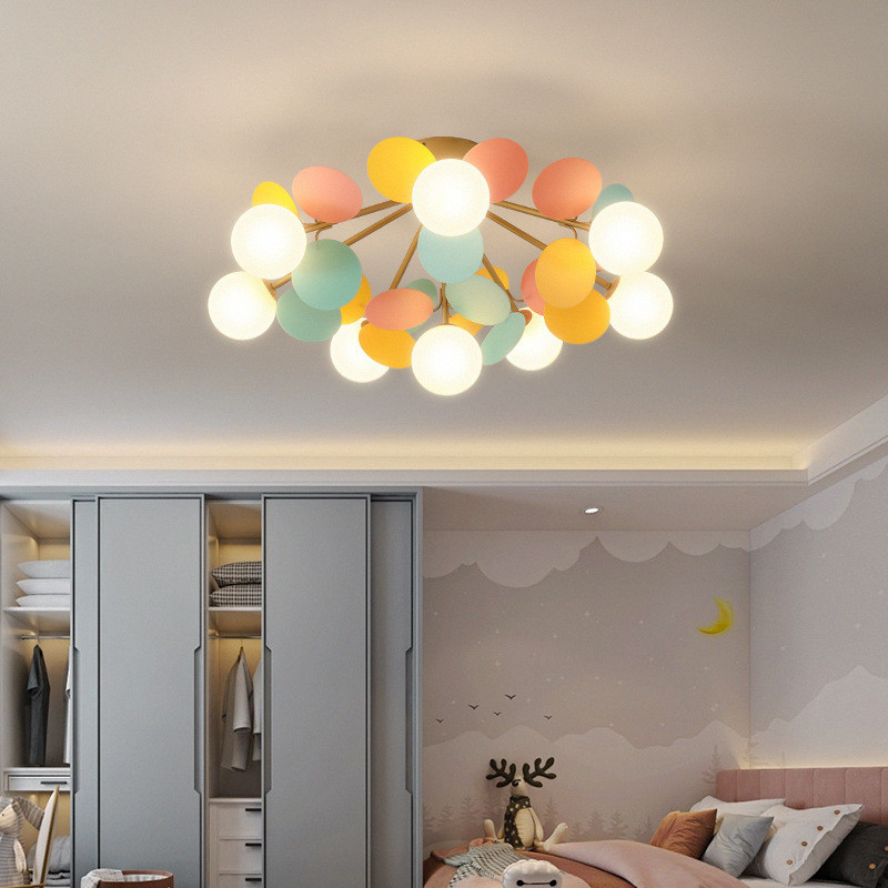 Modern Nordic Led Ceiling Lamp Living Room Kitchen Bedroom Hallway Scandinavian low ceiling light(WH-MA-196)