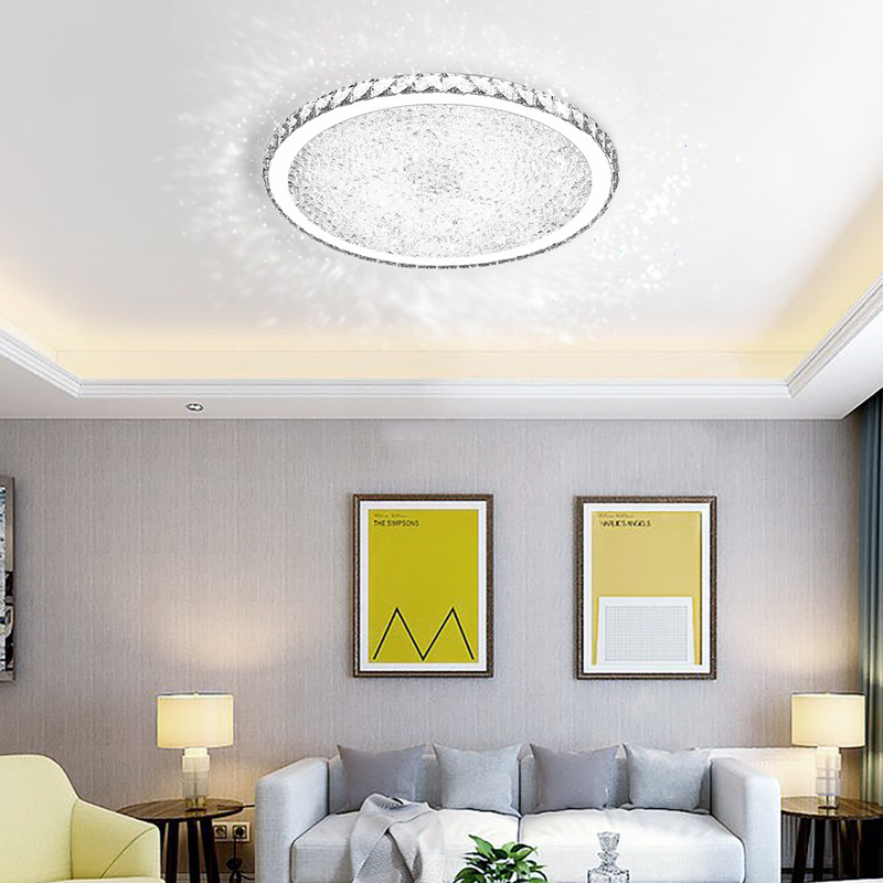 Modern Crystal Ceiling Lamp Round Modern Living Room Decoration kitchen chandelier(WH-CA-61)