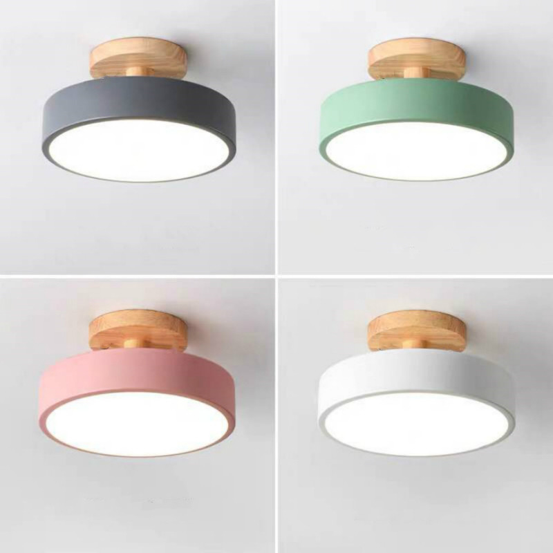 Ceiling Lights Modern Led Nordic Wood Lighting Fixture Indoor led panel ceiling light(WH-WA-24)