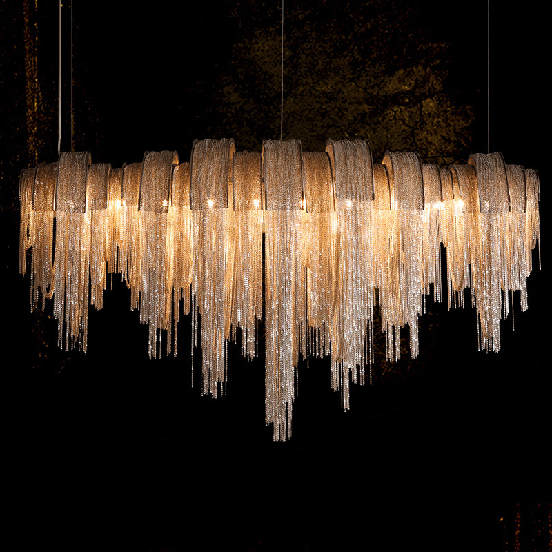Hanging chandelier with chain lamp for indoor home project lighting (WH-CC-03)