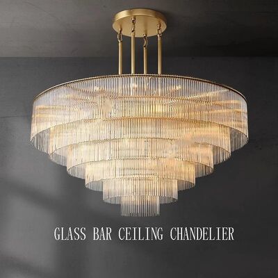 Large Hanging Lamps for Living Room Hotel Lustre Gold Nordic Luxury Glass Bar Big Ceiling Chandelier (WH-CY-264)