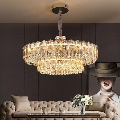 Led Light Bedroom Lamps Ceiling Modern Luxury Crystal Lamp Villa Living Room Pendant Light (WH-CY-270)